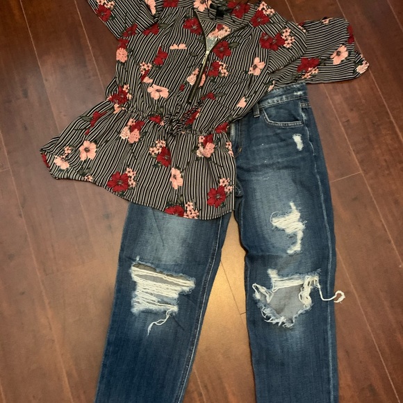 JOE’S Denim Billie Crop Destroyed Boyfriend Slim - Picture 11 of 13